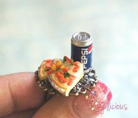 pizza and soda ring