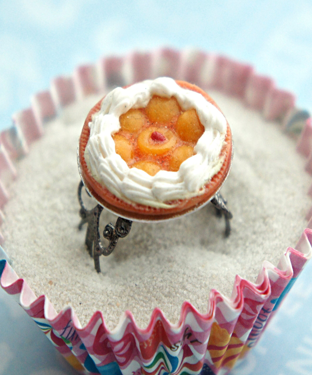 Peach Cobbler Pie Ring on Luulla