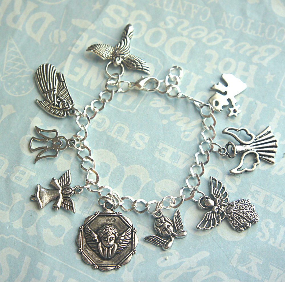 Guardian Angel Charm Bracelet on Luulla